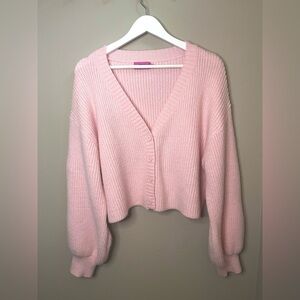 Nordstrom - EDIKTED - Sabrina Bishop Sleeve Crop Cardigan